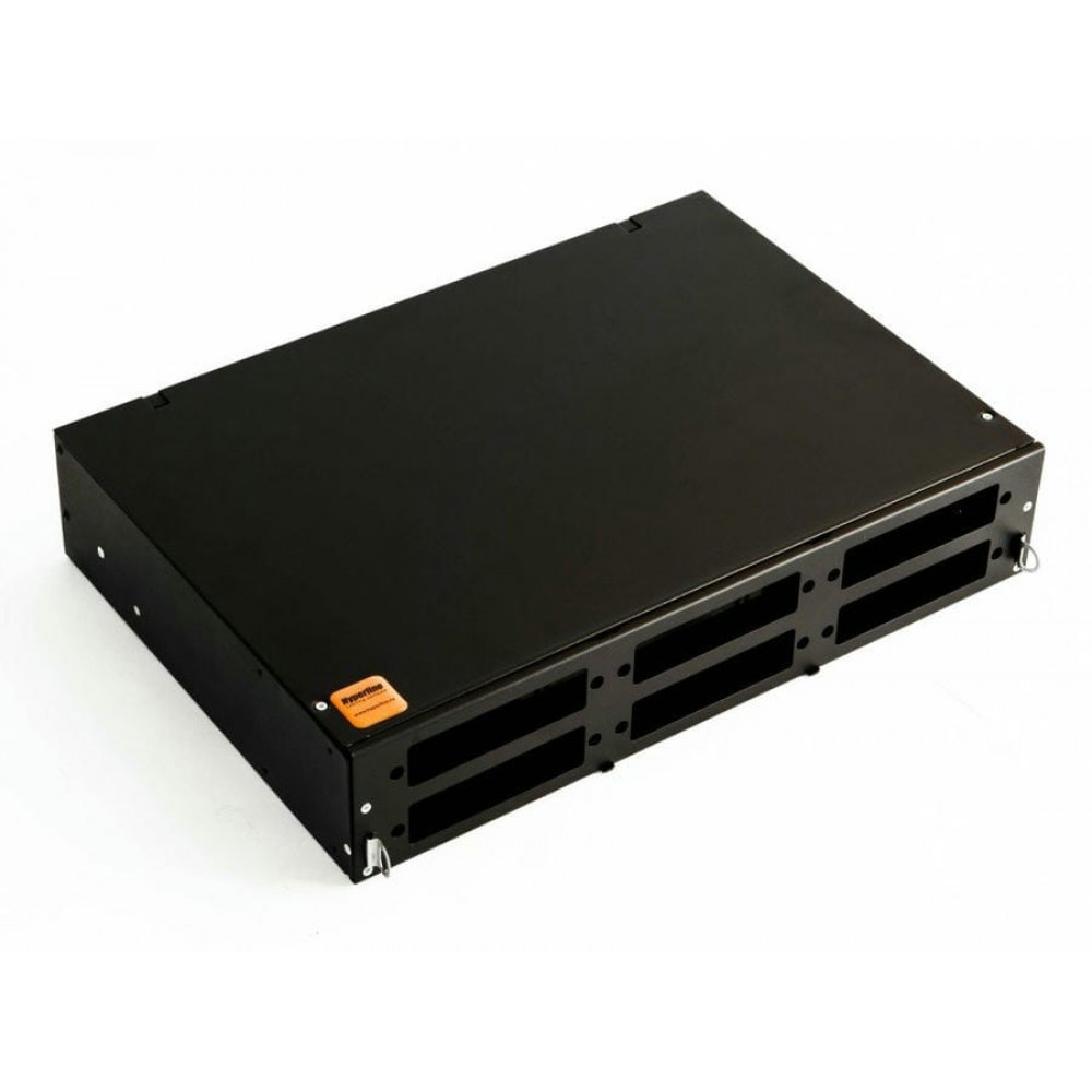 FO-19V-2U-6xSLT-W130H30-48UN-BK. Кросс оптический 19. Hyperline