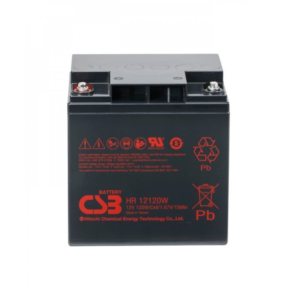 CSB HR 12120W. Аккумулятор герметичный свинцово-кислотный. CSB
