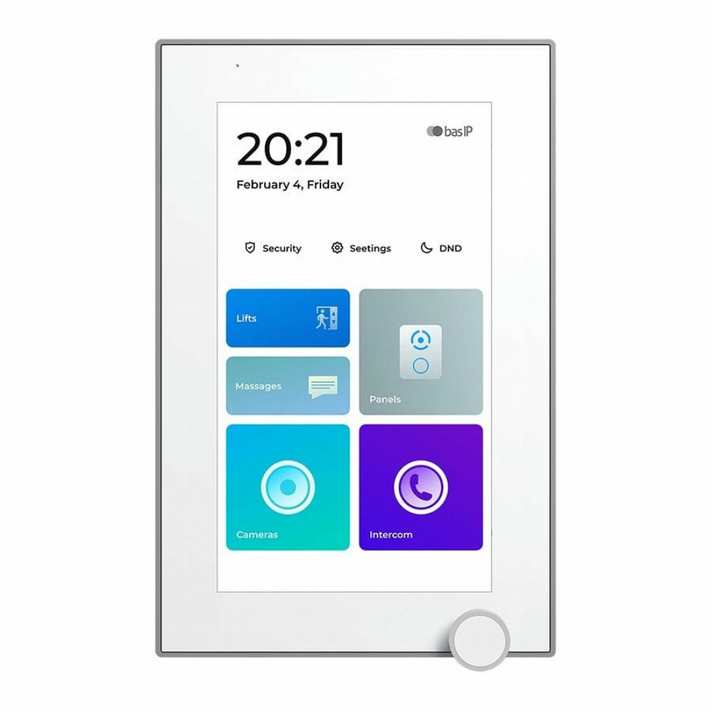 AZ-07LL WHITE. Монитор IP-видеодомофона цветной. BAS-IP
