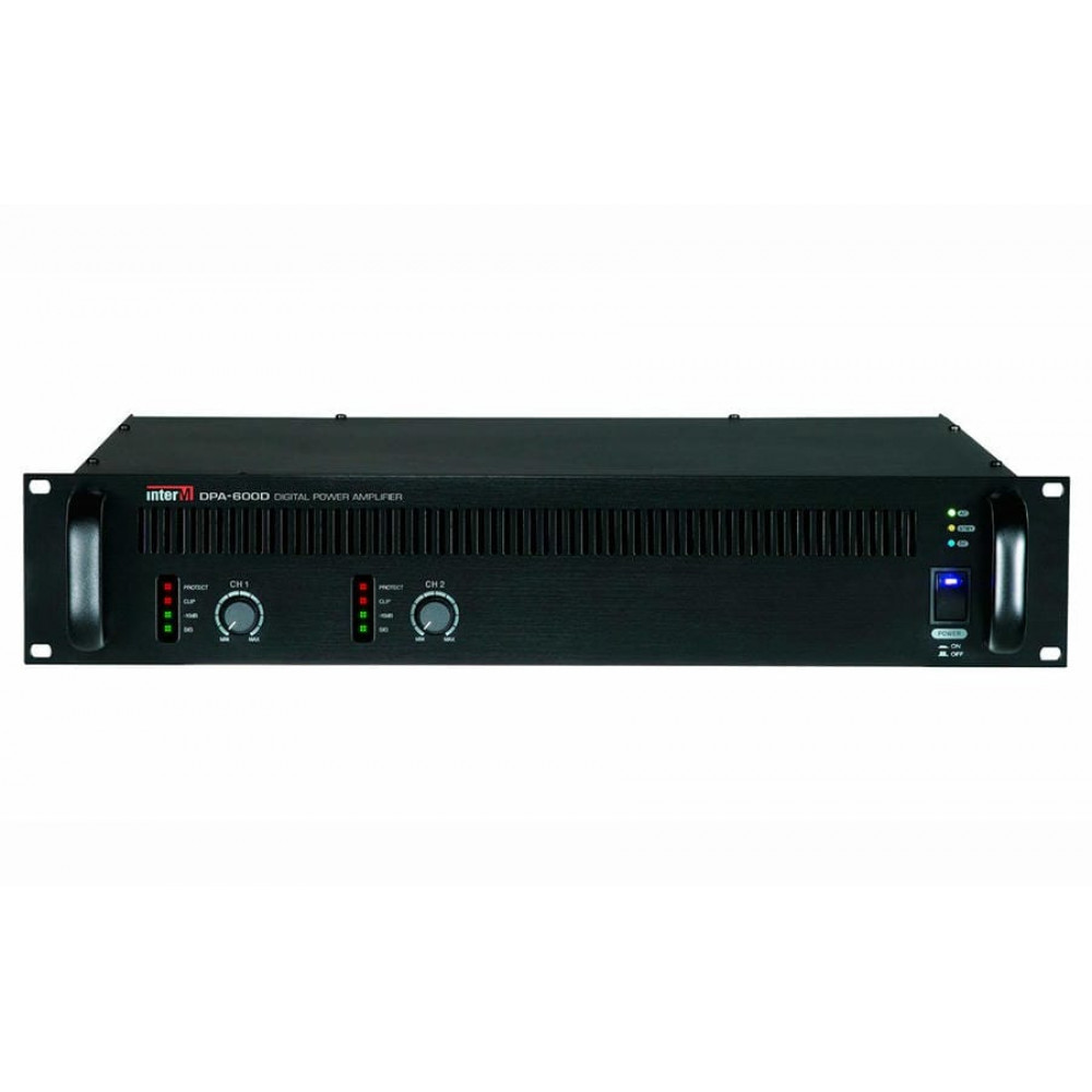 DPA-600D. Усилитель мощности цифровой, 2х600 Вт. Inter-M