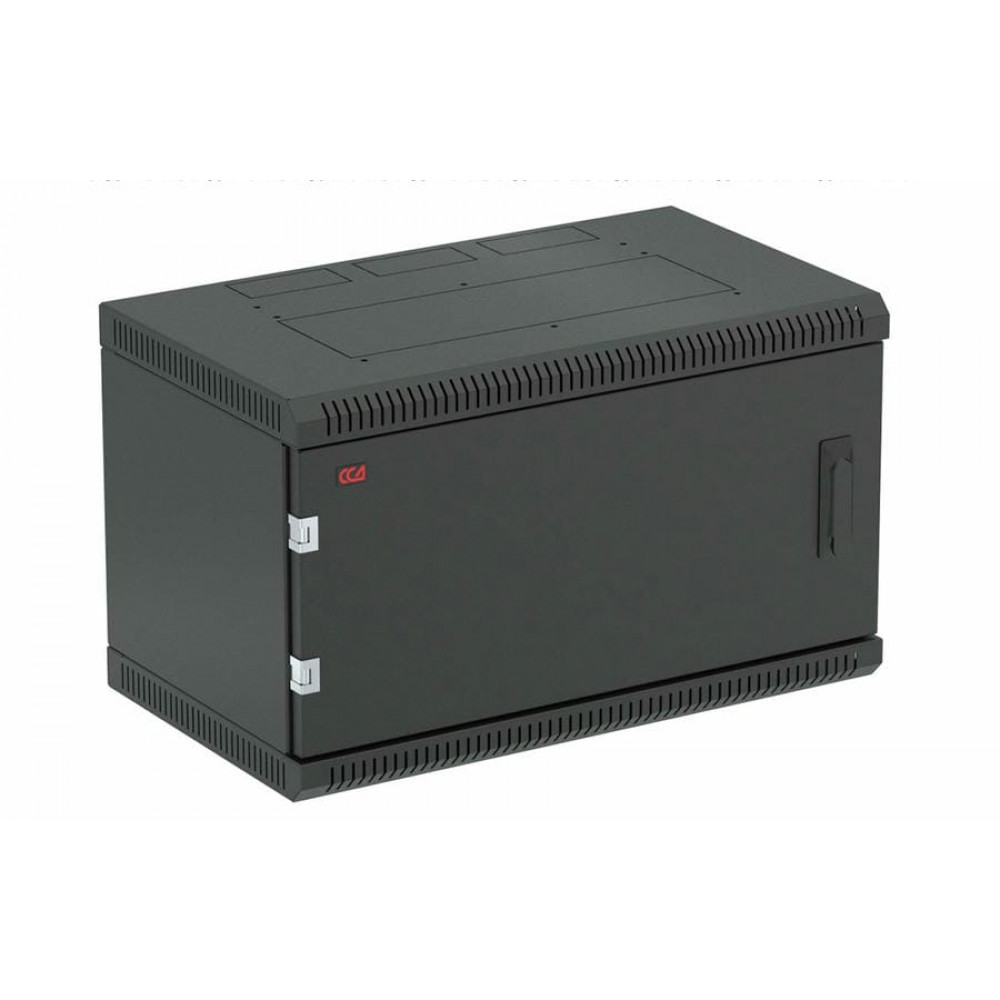 ШТ-НСр-6U-600-650-М-Ч (130411-01833). Шкаф телекоммуникационный 19 настенный 6U. ССД (Связьстройдеталь)