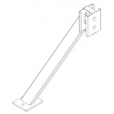 PERCo-MB-16.9. Упор для стоек секции ограждения. PERCo