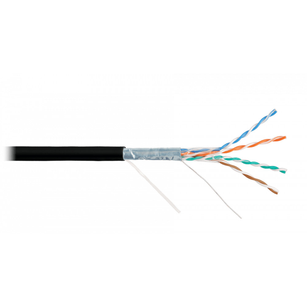 F/UTP 4pair, Cat5e, Solid, In/Out, нг(А)-HF (NMC 9200C-BK). Кабель «витая пара» (LAN) для структурированных систем связи. NIKOMAX