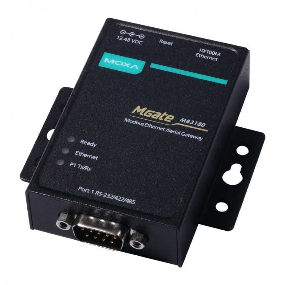 MGate MB3180. 1-портовый преобразователь протоколов. MOXA