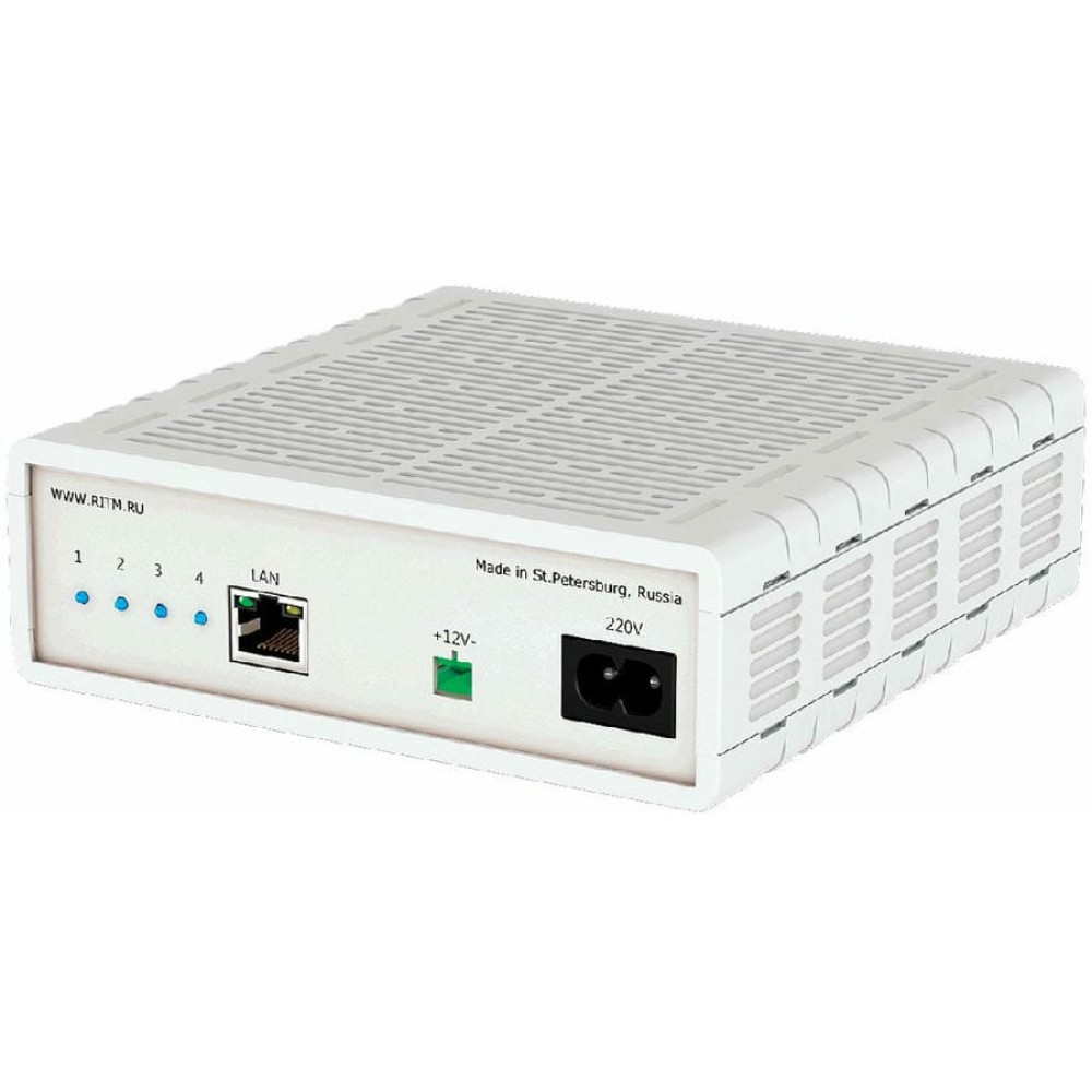 Стационарный GSM модем 900/1800 MHz (4 SIM, 1 Ethernet). Модем GSM. Ритм