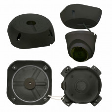 МК-4 PRO (цвет черный). Монтажная коробка для крепления уличных видеокамер. SLT