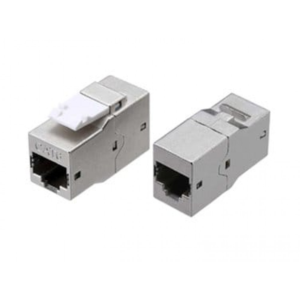 CA2-KJ-C6-SH-BK. Проходной адаптер. Hyperline
