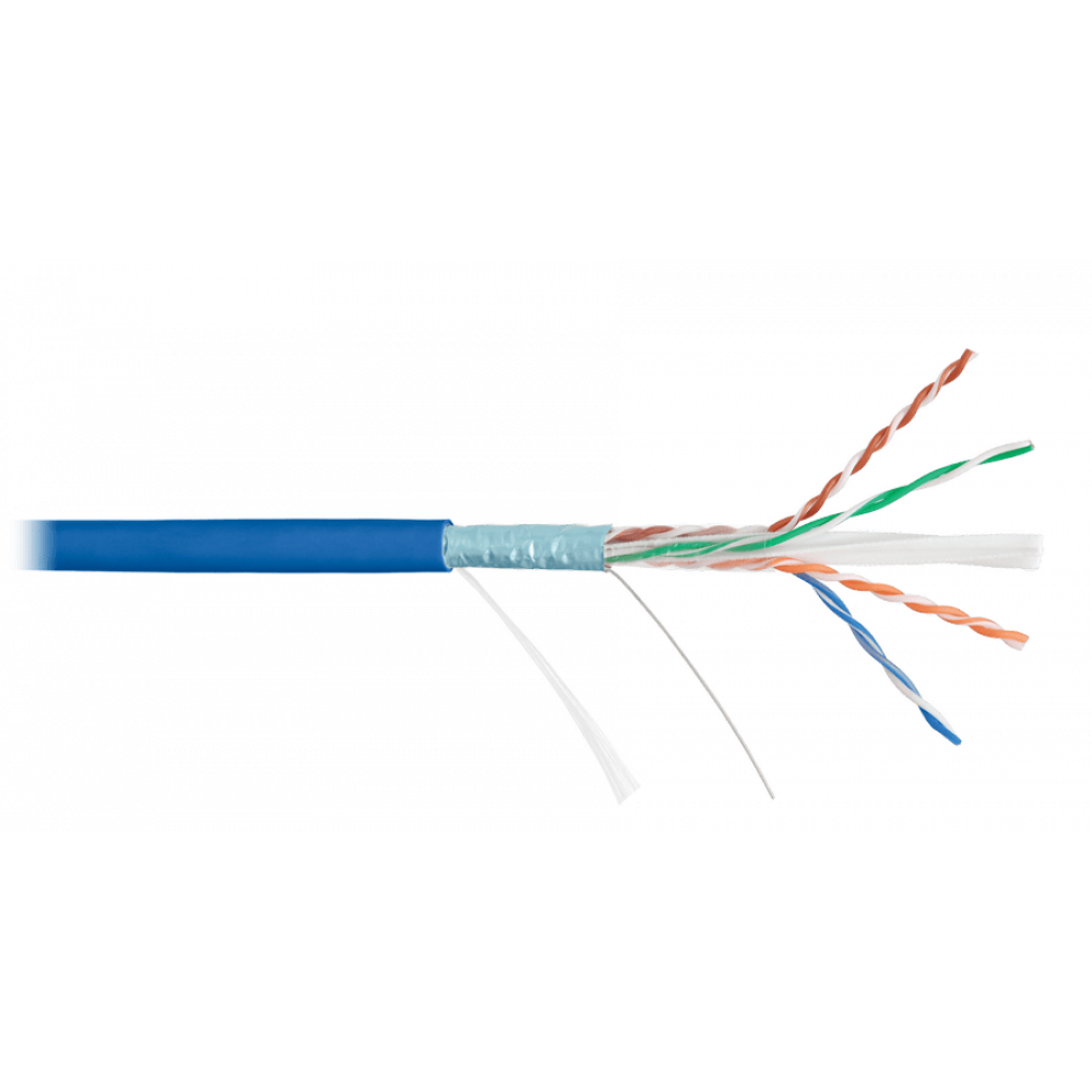 F/UTP 4pair, Cat6, Solid, In, нг(А)-HF (NMC 4240C-BL). Кабель «витая пара» (LAN) для структурированных систем связи. NIKOMAX