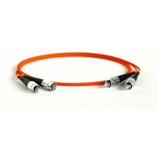 FC-D2-50-FC/PR-FC/PR-H-1M-LSZH-OR. Патч-корд волоконно-оптический многомодовый. Hyperline