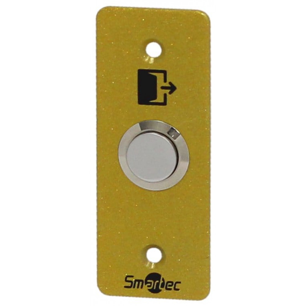 SP-EX143-GD. Кнопка металлическая, врезная. Smartec