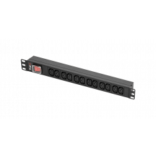 TLK-RSA12-MTF-01-BK. Блок розеток 19. NIKOMAX