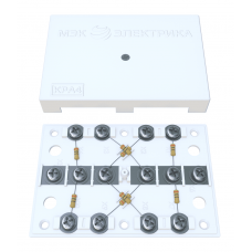 KRA-4 75 Om white (MEC42101). Коробка на 4 абонента. МЭК-Электрика