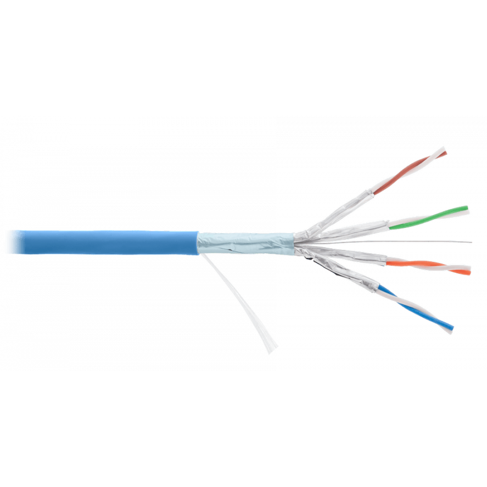 F/FTP 4pair, Cat6a, Solid, In, нг(А)-HF (NMC 4355C-IB). Кабель «витая пара» (LAN) для структурированных систем связи. NIKOMAX