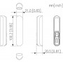 DHI-ARD323-W2(868)-B. Извещатель охранный точечный магнитоконтактный радиоканальный. Dahua