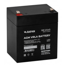 RAPAN SB 12045 (9162). Аккумулятор герметичный свинцово-кислотный. Бастион