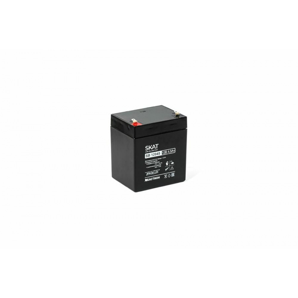 SKAT SB 12045 (2531). Аккумулятор герметичный свинцово-кислотный. Бастион