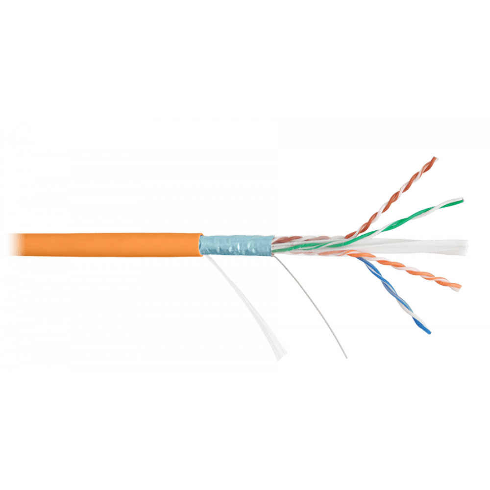 F/UTP 4pair, Cat6, Solid, In, нг(А)-HF (NMC 4240C-OR). Кабель «витая пара» (LAN) для структурированных систем связи. NIKOMAX
