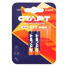 СТАРТ HR6 (AA, 2300 mah), упак. 2 шт. БЛИСТЕР. Перезаряжаемые аккумуляторы. СТАРТ