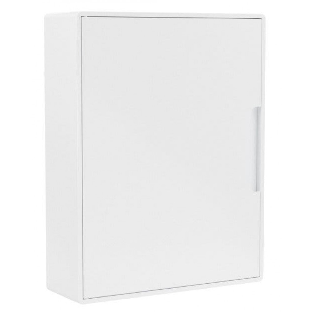 Щиток настенный с дверцей 24 модуля белый FRAME с 4 шинами PEN (F24W1WW). Щиток настенный. ДКС