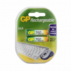 GP 75AAAHC AA (GP 75AAAHC-2DECRC2), упак. 2 шт.. Перезаряжаемые аккумуляторы. GP Batteries