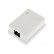 Розетка компьютерная внешняя 1-порт, UTP RJ-45 (8P8C), CAT 5e REXANT (03-0121). Розетка RJ-45. Rexant