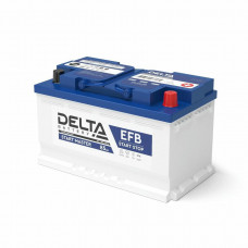 DELTA START MASTER 85 Ah EFB. Аккумулятор автомобильный герметичный свинцово-кислотный. Delta