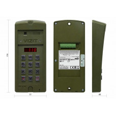 БВД-SM110FCP. Вызывная панель видеодомофона. VIZIT