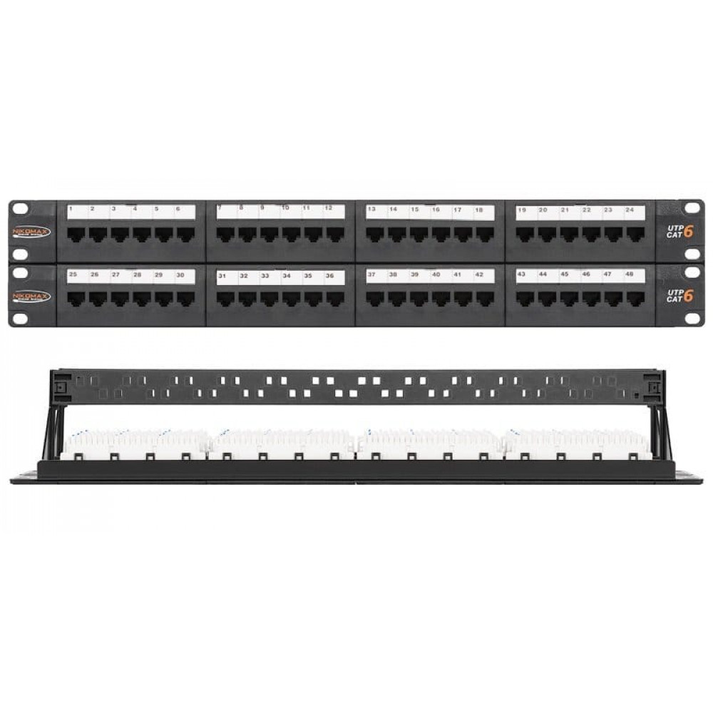 NMC-RP48UE2-2U-BK. Патч-панель 19. NIKOMAX