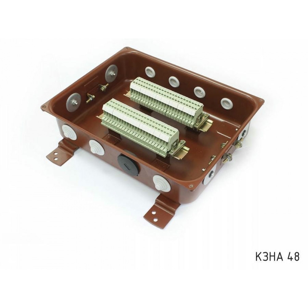 КЗНА-48 У3 IP43 (zeta30313). Клеммная коробка с наборными зажимами. ЗЭТА