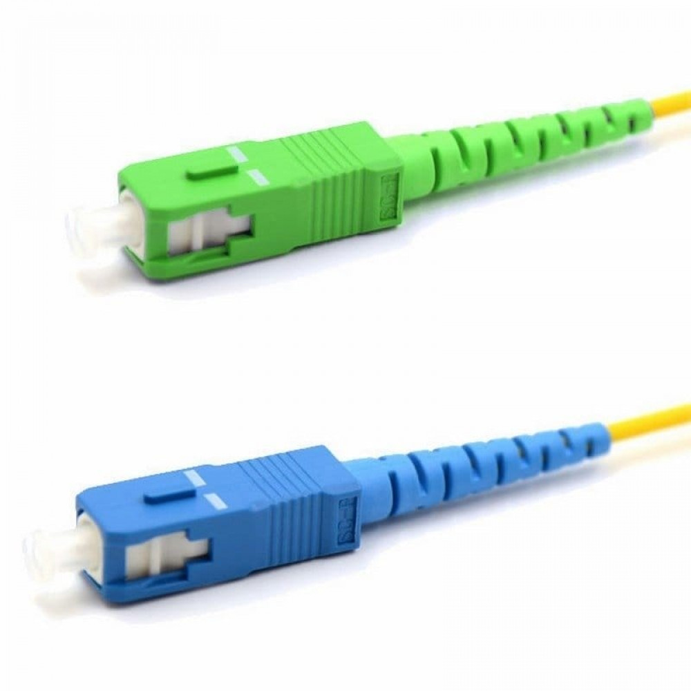 Патч-корд оптический переходной (SM), 9/125 (OS2), SC/APC-SC/UPC, (Simplex), LSZH, 3м REXANT (50-2052). Патч-корд оптический. Rexant