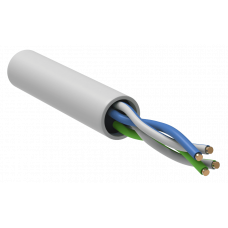 GENERICA U/UTP кат. 5E 24AWG 2 пары LSZH INDOOR белый (BC1-C5E02-128-305-G). Кабель «витая пара» (LAN) для структурированных систем связи. IEK
