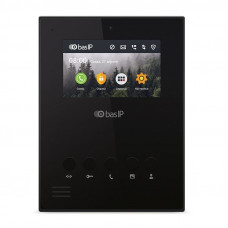 AU-04LAF BLACK. Монитор IP-домофона. BAS-IP