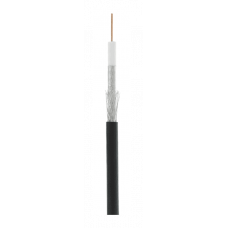 RG-6 CCS, Out, PE (EC-C2-32123B-BK-3). Кабель коаксиальный омедненный. NETLAN