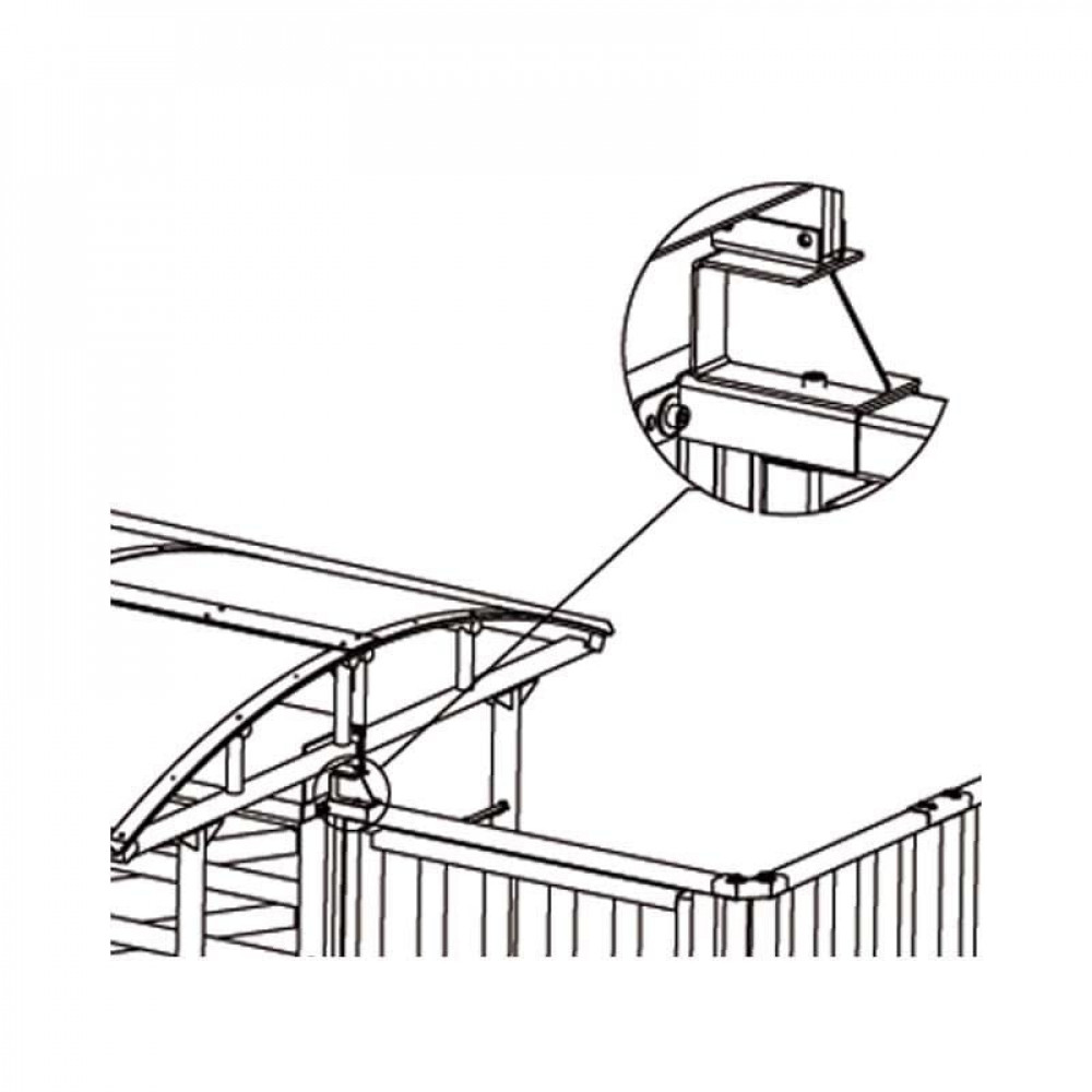 PERCo-RF01 0-09. Кронштейн. PERCo