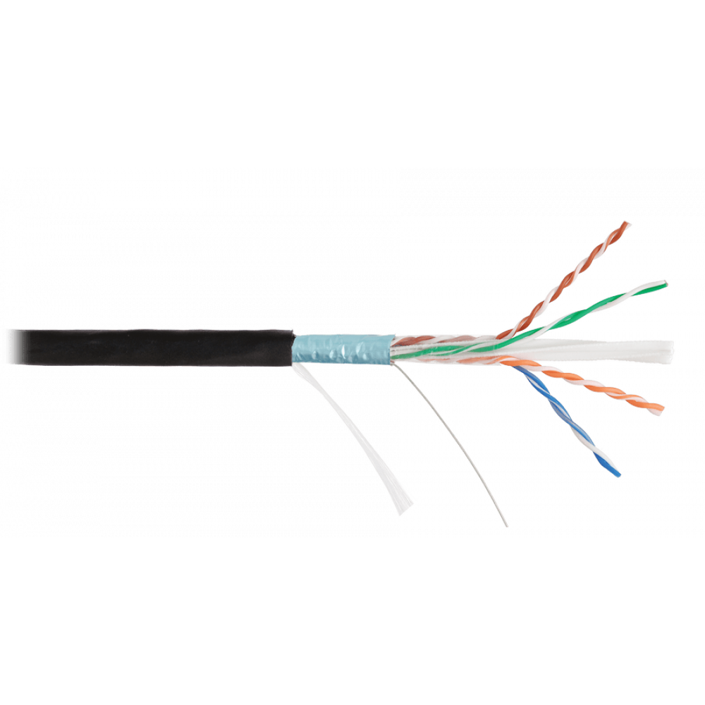 F/UTP 4pair, Cat6, Solid, In/Out, нг(А)-HF (NMC 4240C-BK). Кабель «витая пара» (LAN) для структурированных систем связи. NIKOMAX