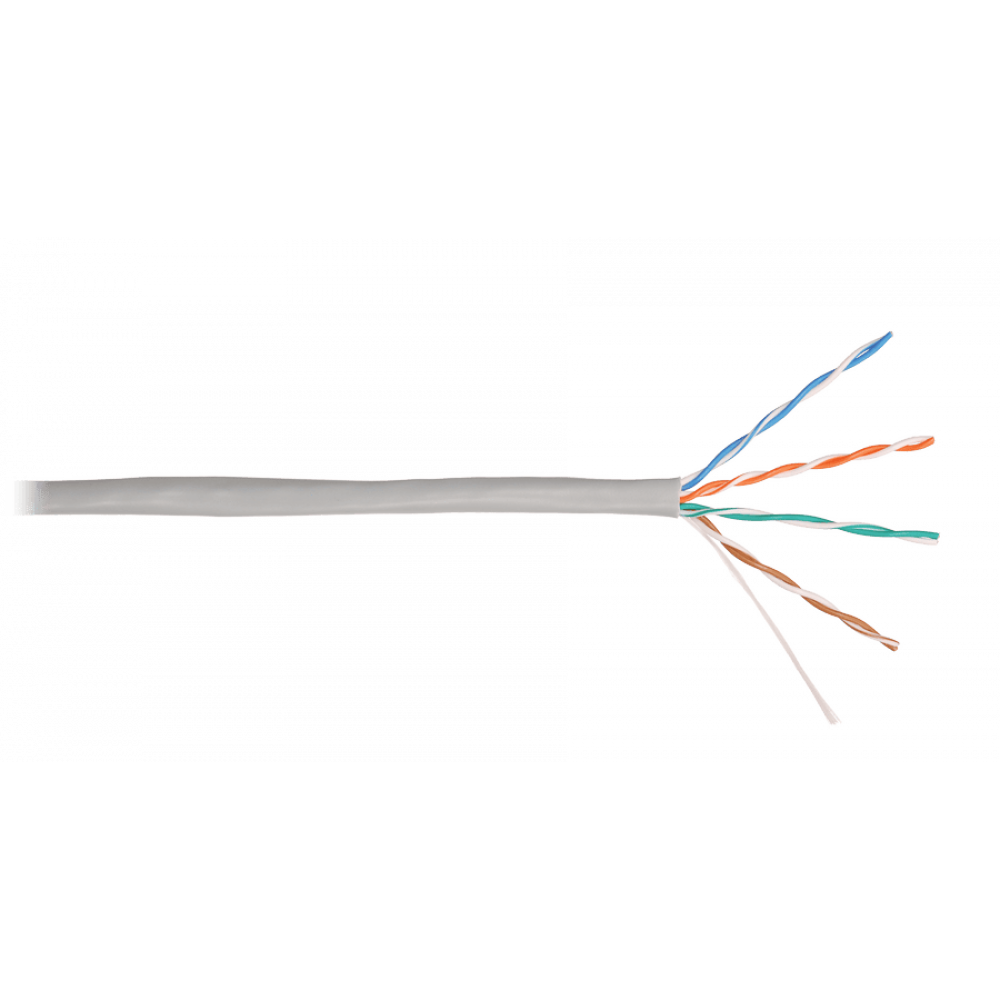 U/UTP 4pair, Cat5e, Solid, In, нг(А)-HF (NMC 4100C-GY). Кабель «витая пара» (LAN) для структурированных систем связи. NIKOMAX