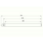 PPA-05R. Комплект планок преграждающих стандартных для турникета. CARDDEX