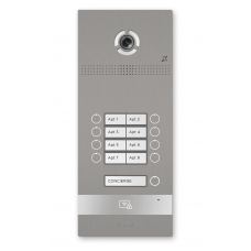 BI-08FBI SILVER. Вызывная панель IP-домофона. BAS-IP