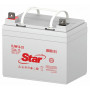 STAR DJW12-33. Аккумулятор герметичный свинцово-кислотный. STAR
