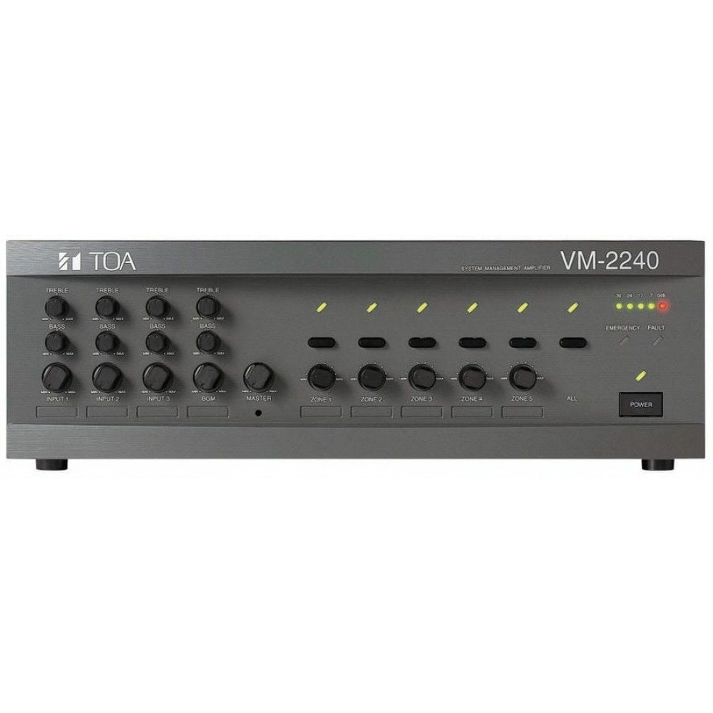 VM-2120 ER (TOA). Усилитель трансляционный зональный, 120 Вт. TOA