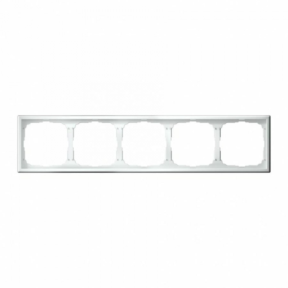 ArtGallery рамка 5-местная, белый (GAL000105). Рамка. Systeme Electric