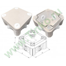 КМ-1010(П)-IP55. Коробка монтажная. Гефест