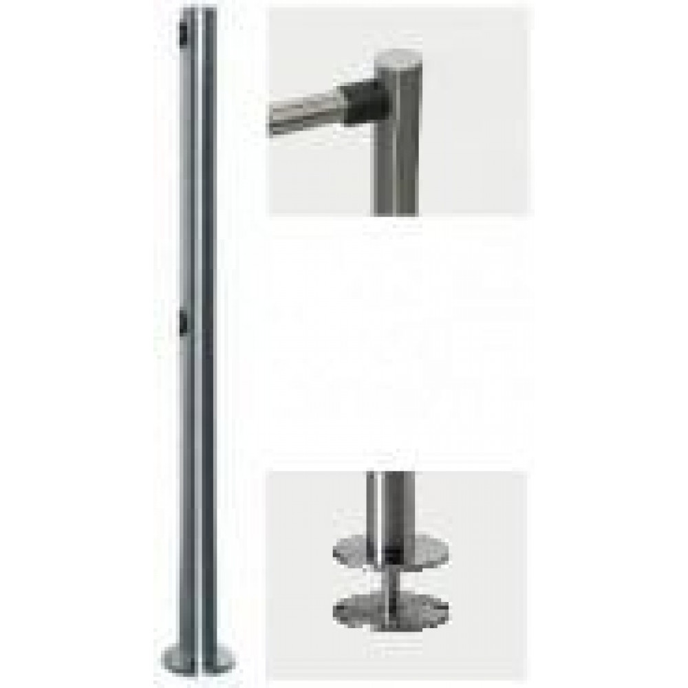 PERCo-BH02 2-30. Быстросъемная односторонняя стойка. PERCo