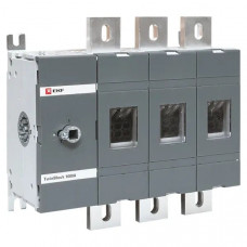 Рубильник 1600A 3P без рукоятки управления TwinBlock (tb-s-1600-3p). Рубильник. EKF