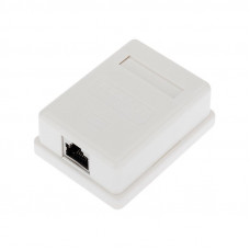 Розетка компьютерная внешняя 1-порт FTP RJ-45 (8P8C), CAT 5e REXANT (03-0122). Розетка RJ-45. Rexant