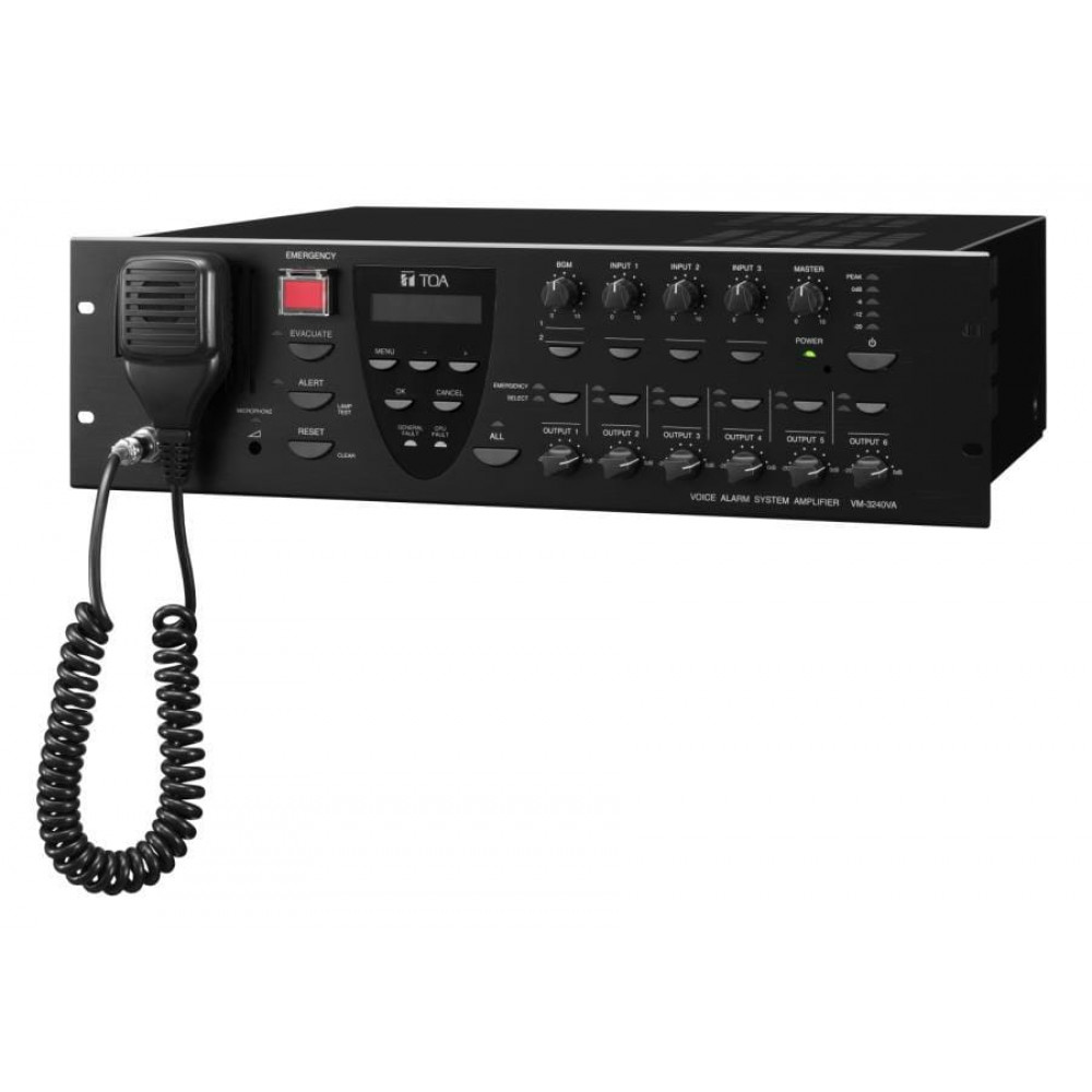 VM-3240VA CE (TOA). Системный контроллер со встроенным усилителем. TOA