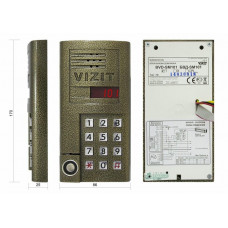 БВД-SM101T. Вызывная панель аудиодомофона. VIZIT