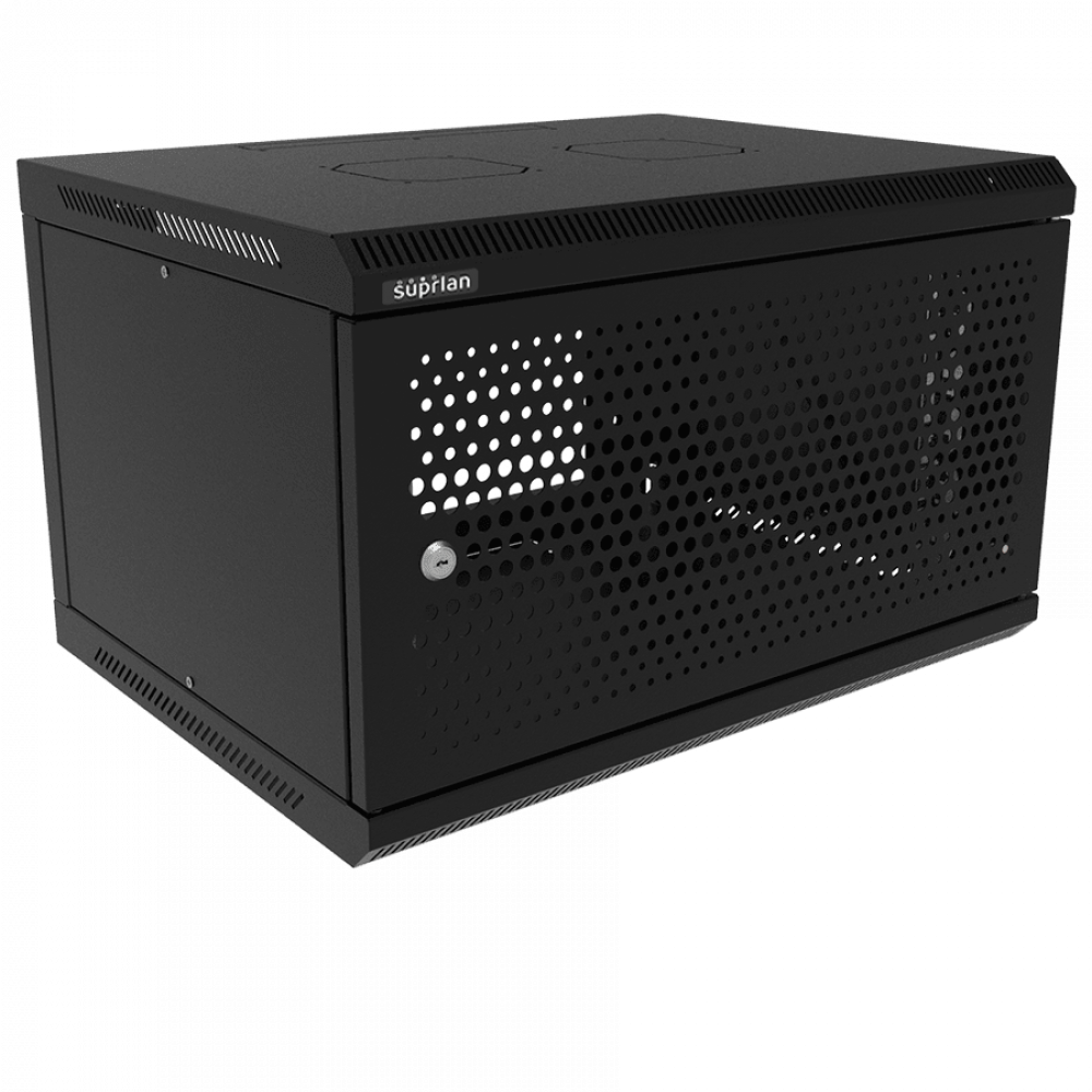 ТВС-6U-600-450-ПР-9005 (05-2065-B). Шкаф настенный телекоммуникационный. SUPRLAN