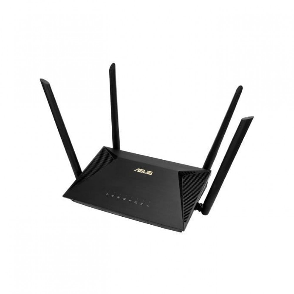 RT-AX53U AX1800 10/100/1000BASE-TX/4G ready черный. Роутер беспроводной. ASUS