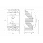 YON MGS125 3P 20-25A 18kA (MGS125B-3TAMF0025). Автоматический выключатель в литом корпусе. ДКС